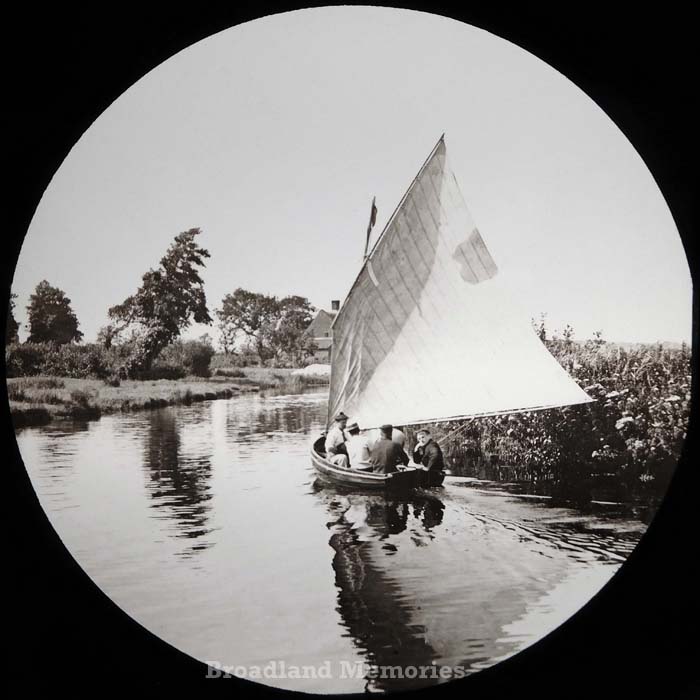 Lugsail Dinghy Norfolk Broads c1900