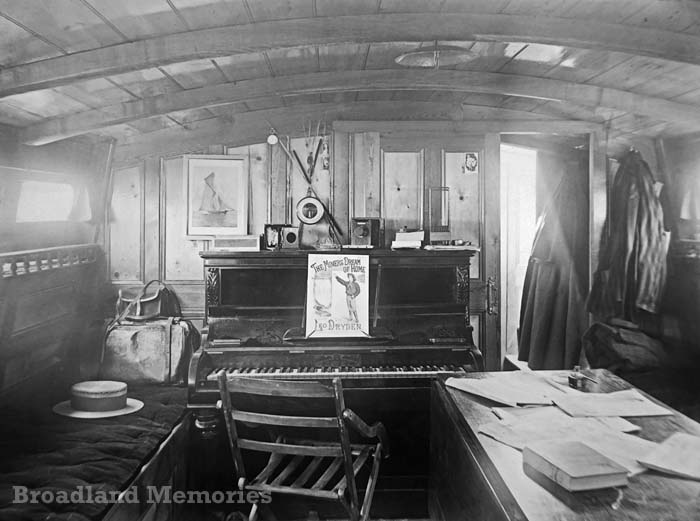 Interior of the wherry Naiade