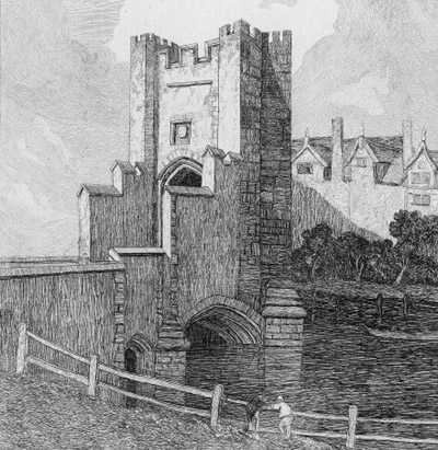 Bishops Bridge Norwich 18thC