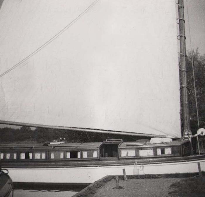 Lady Edith on the Norfolk Broads