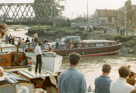 Grounded at Great Yarmouth Yacht Station in 1968