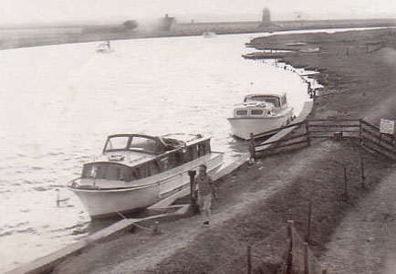 Berney Arms moorings 1975