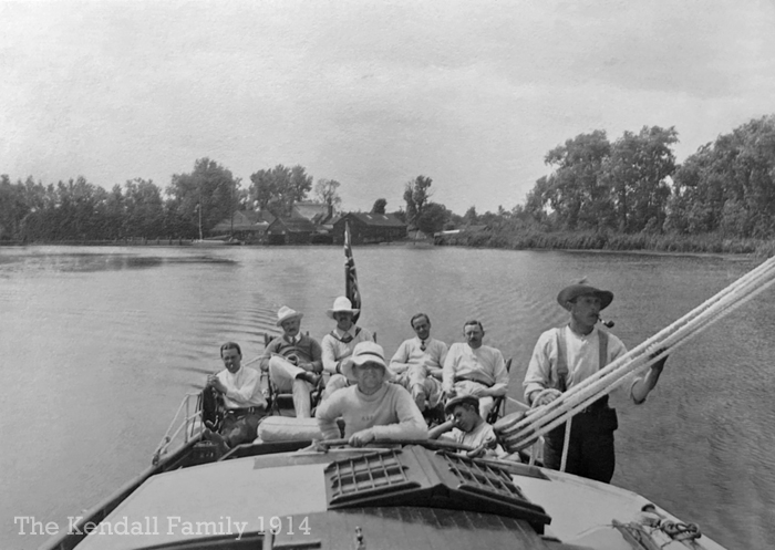 River Yare at Coldham Hall 1914