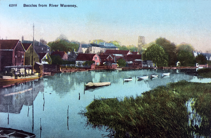Beccles from The River Waveney